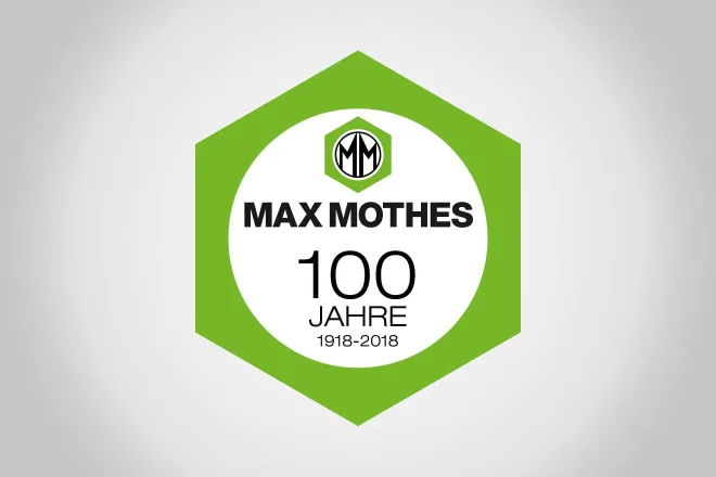 MAX MOTHES 100 Logo