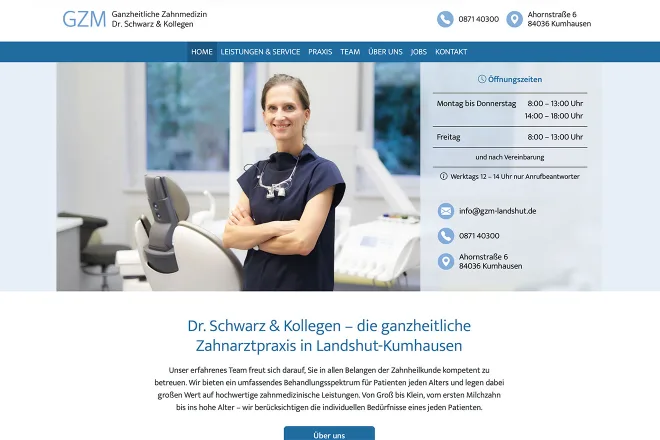 Ganzheitliche Zahnmedizin Dr. med. dent. Barbara Schwarz Internet