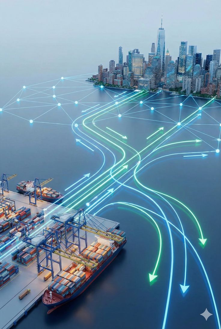 Smart Ports — Connected quaysides. Cargo that keeps moving.