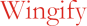 Wingify's logo