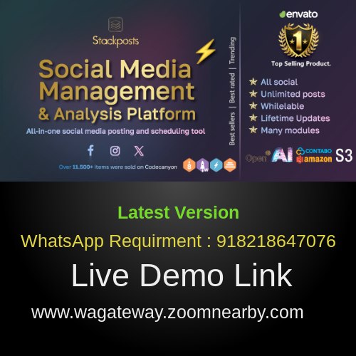 Stackposts - Social Marketing Tool