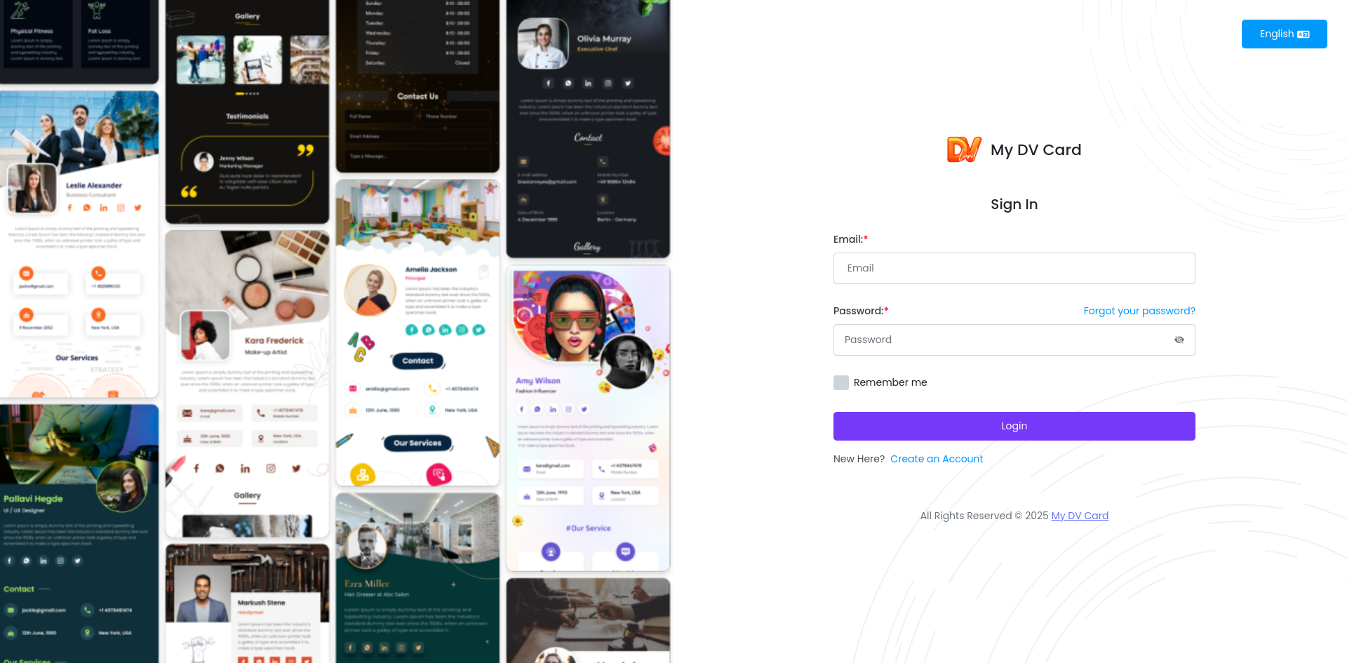 vCard SaaS - Business Card Builder SaaS - Laravel VCard Saas - NFC Card