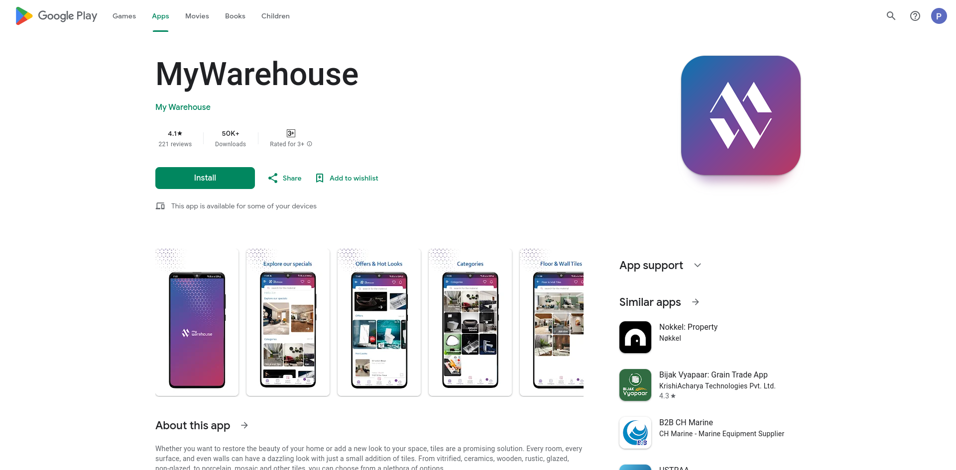 MyWarehouse