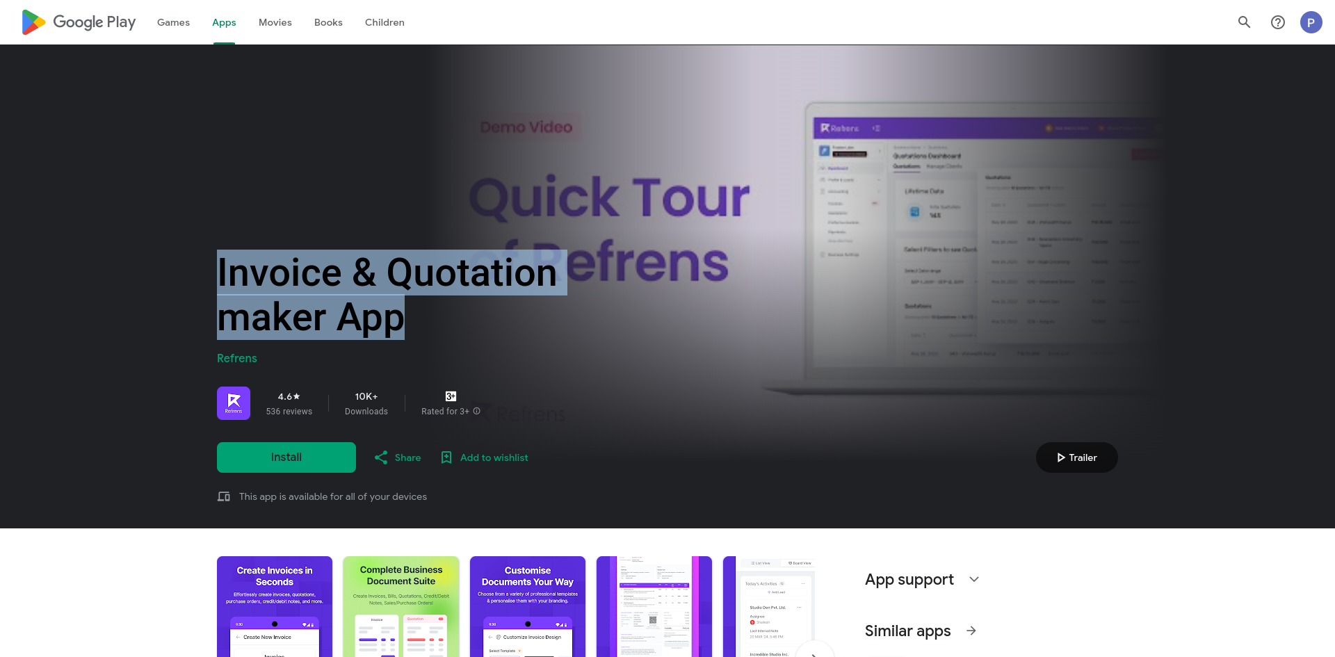 Invoice & Quotation maker App