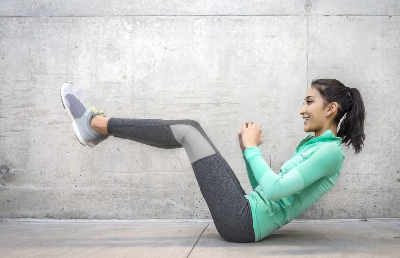 Get a flat belly workout Zova
