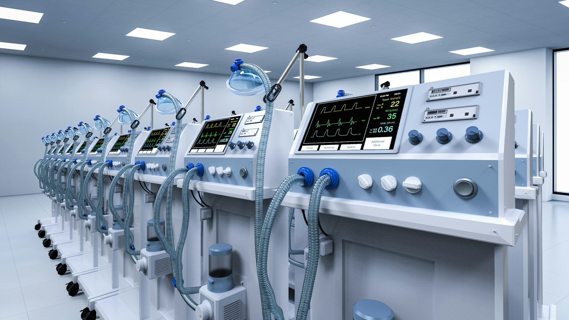 Medical equipment management dashboard