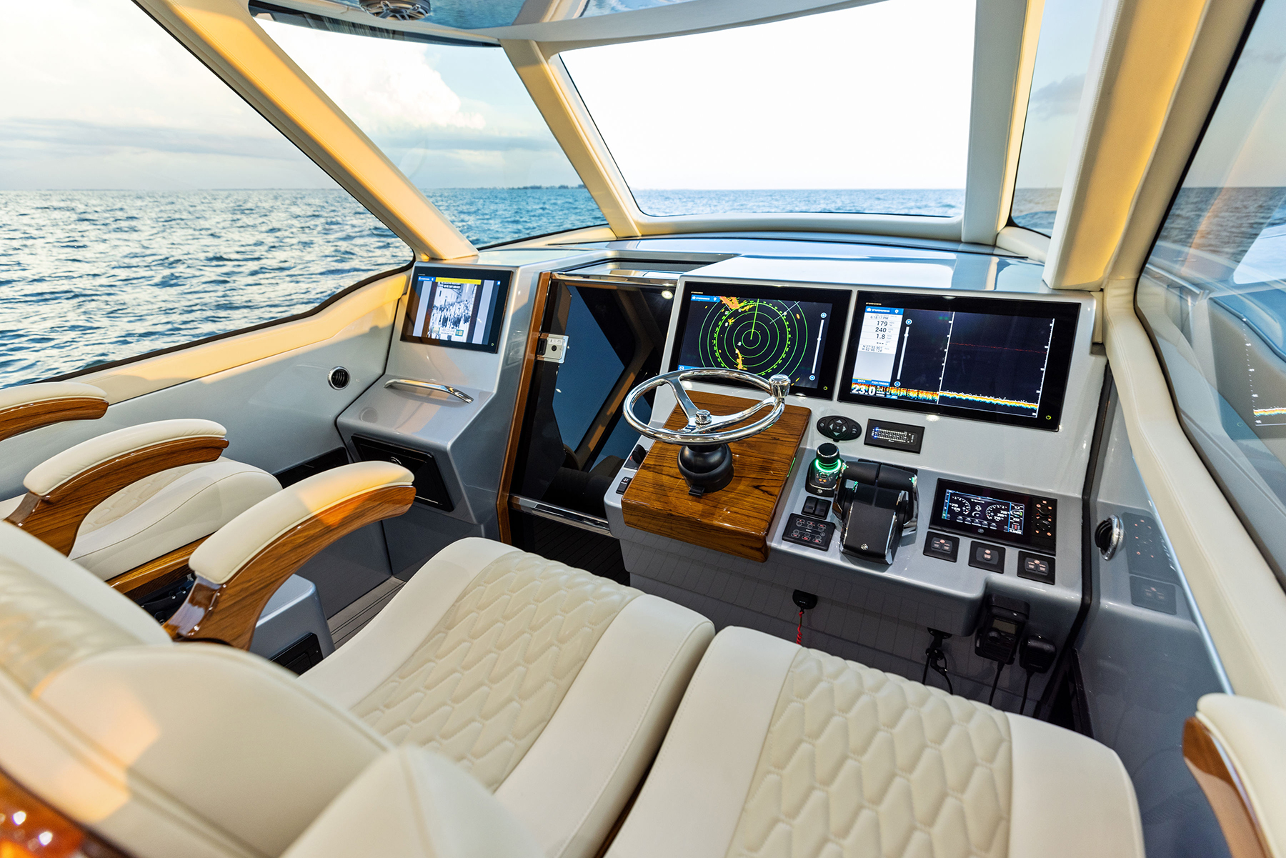 AI-powered yacht management dashboard