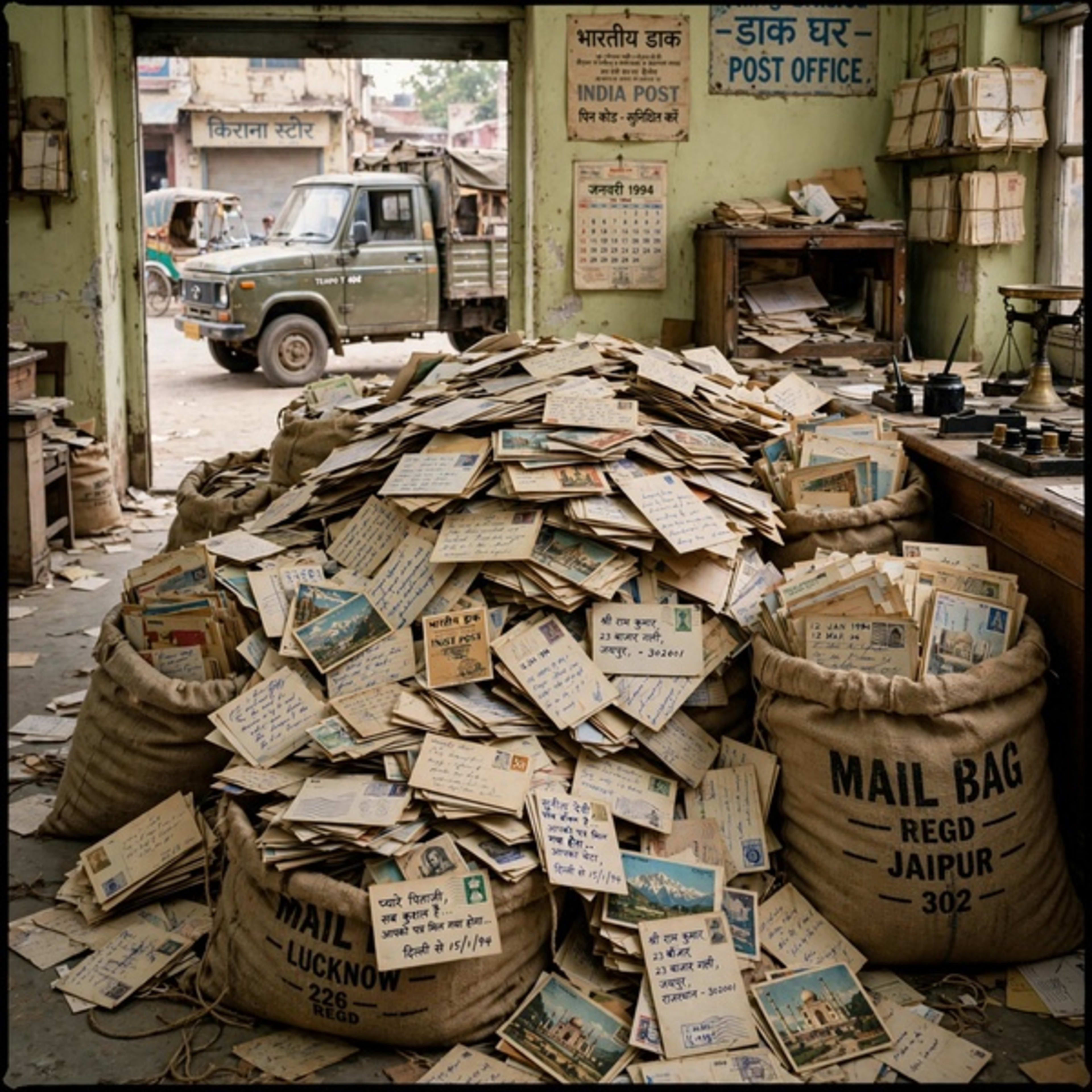 postcards in a single week