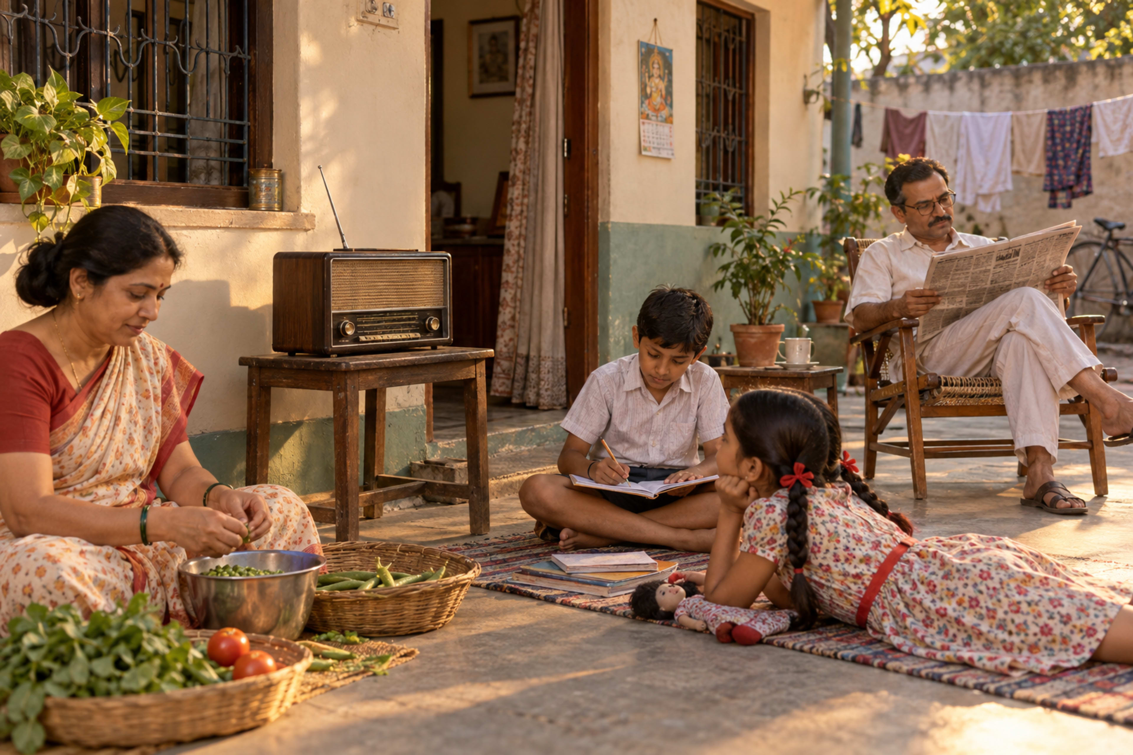 Vividh Bharati on the radio