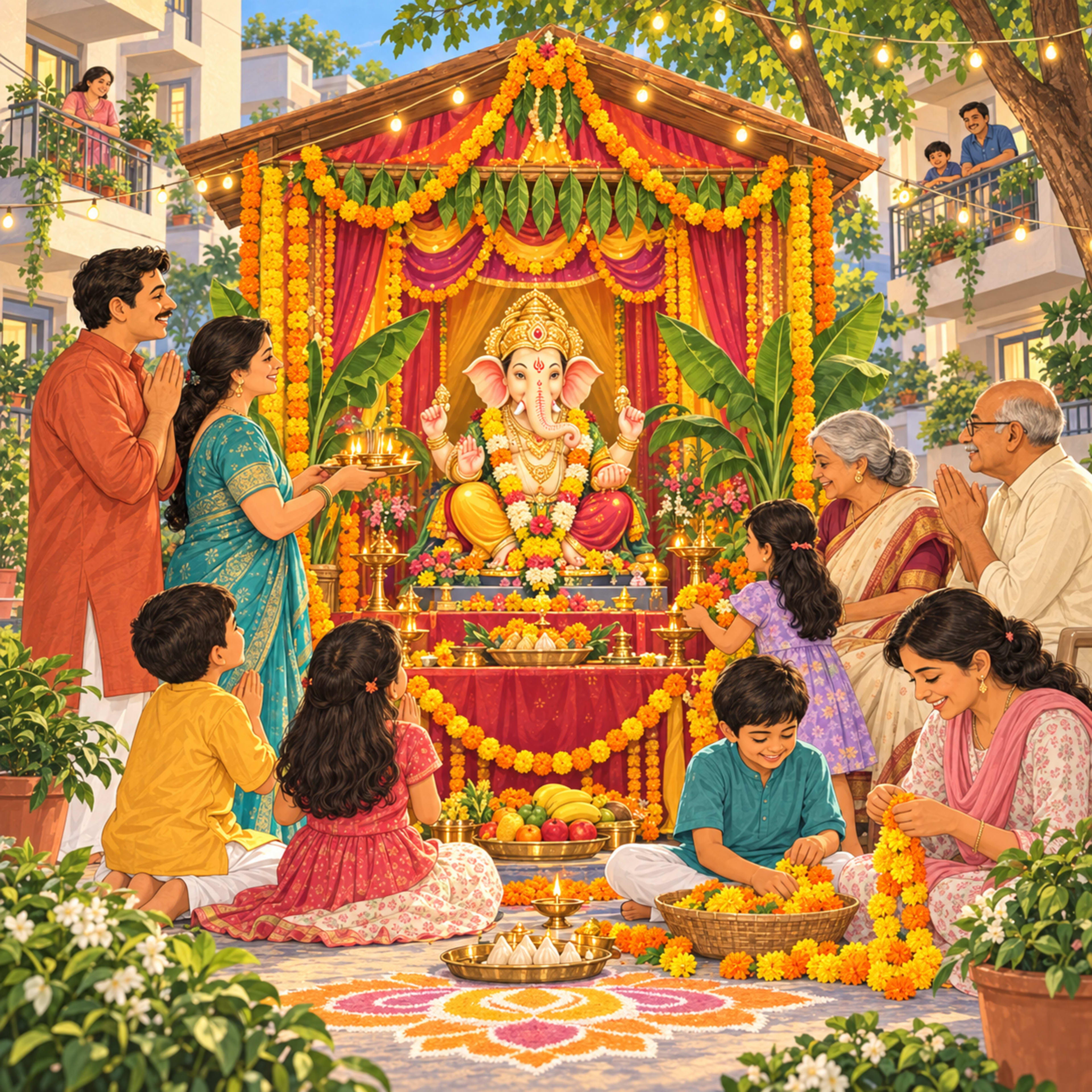 When Ganpati Bappa Came To Our Colony