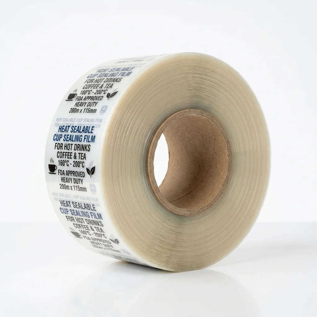 Cuộn màng seal nắp cốc giữ nhiệt chống tràn