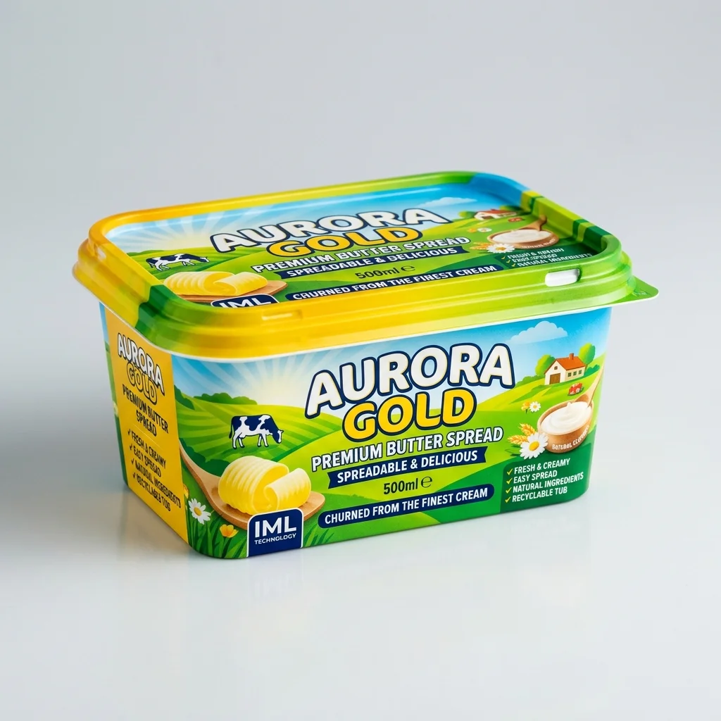 Hộp Đựng Bơ IML Cao Cấp (300g - 500ml)
