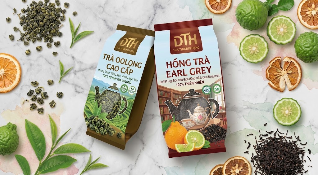 Túi xếp hông đựng trà Ô Long 250g
