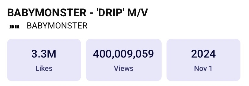 BABYMONSTER DRIP klibinden renkli ve dinamik bir sahne