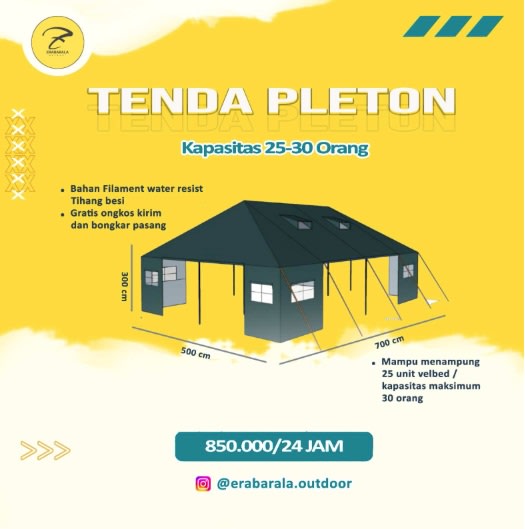 Tenda Pleton 25-30 Person