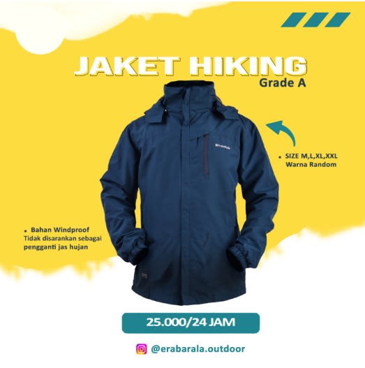 Jaket Haiking Grade A