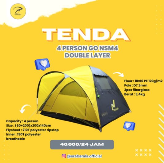 Tenda 4 Person NSM