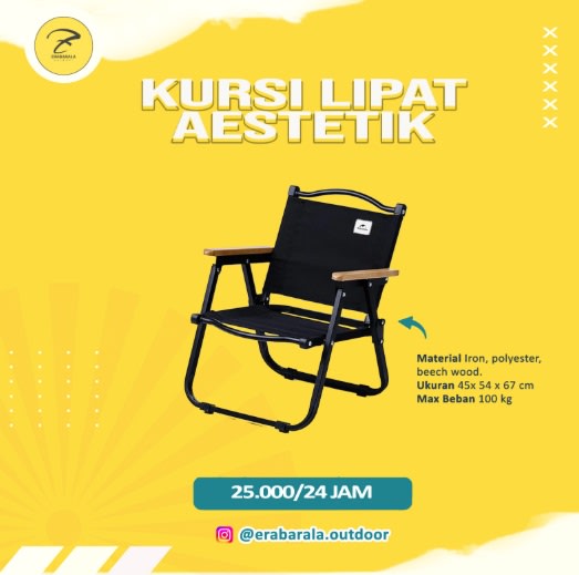 Kursi Lipat Aestetik