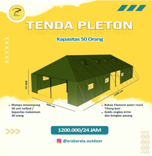Tenda Pleton 50 Person