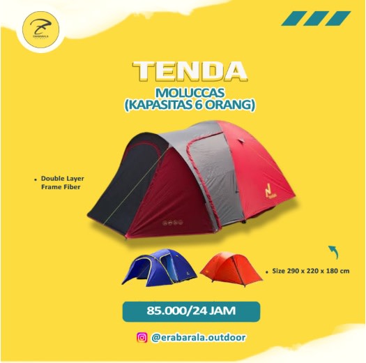 Tenda 6 Person Mandala