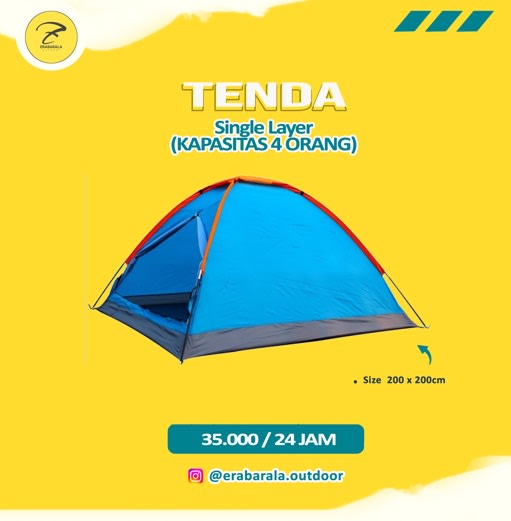 Tenda 4 Person Monodome
