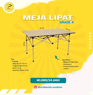 Meja Lipat Grade A