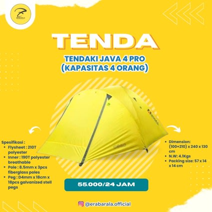 Tenda 4 Person Java