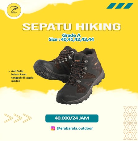 Sepatu Hiking Grade A