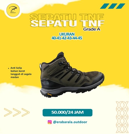 Sepatu TNF  GRADE A