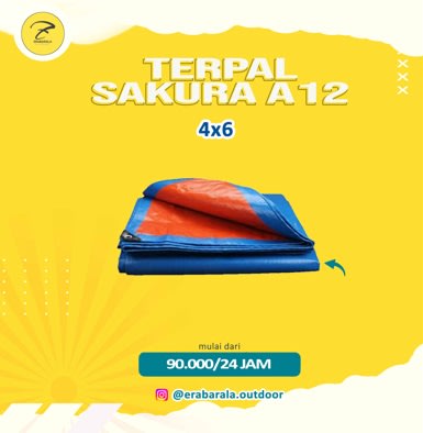 Terpal Sakura 4x6
