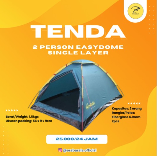 Tenda 2 Person Easydome Single Layer