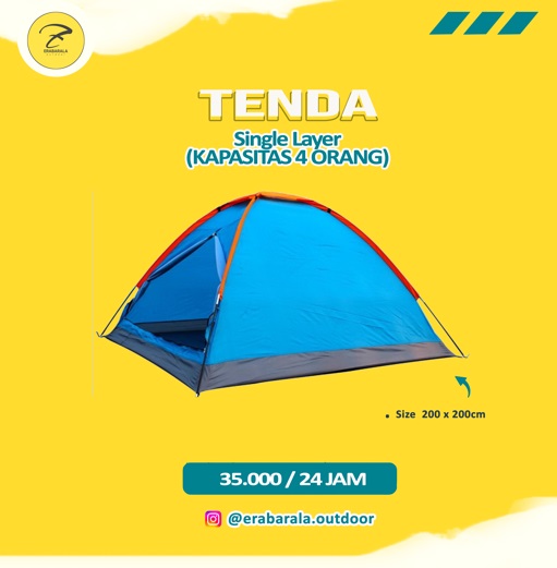 Tenda 4 Person Monodome