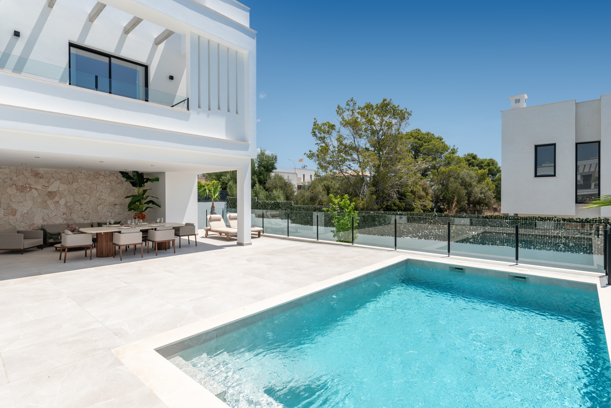 Brand-New Luxury Villa with panoramic Sea & Palma views in Marratxi 