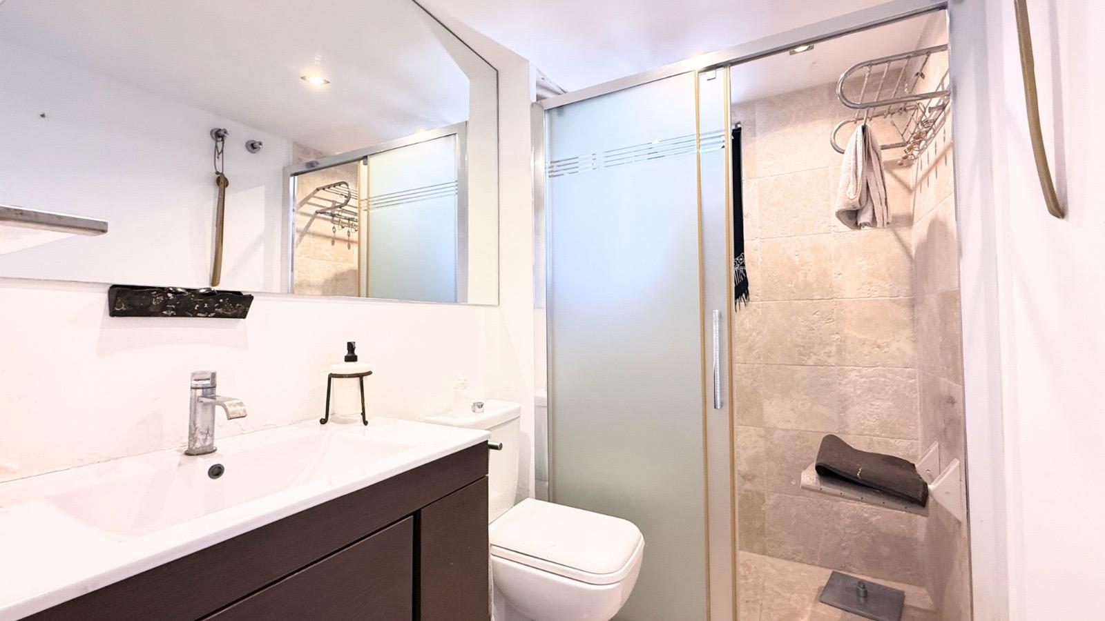 Sea View Apartment in Cas Català with Parking | To Renovate