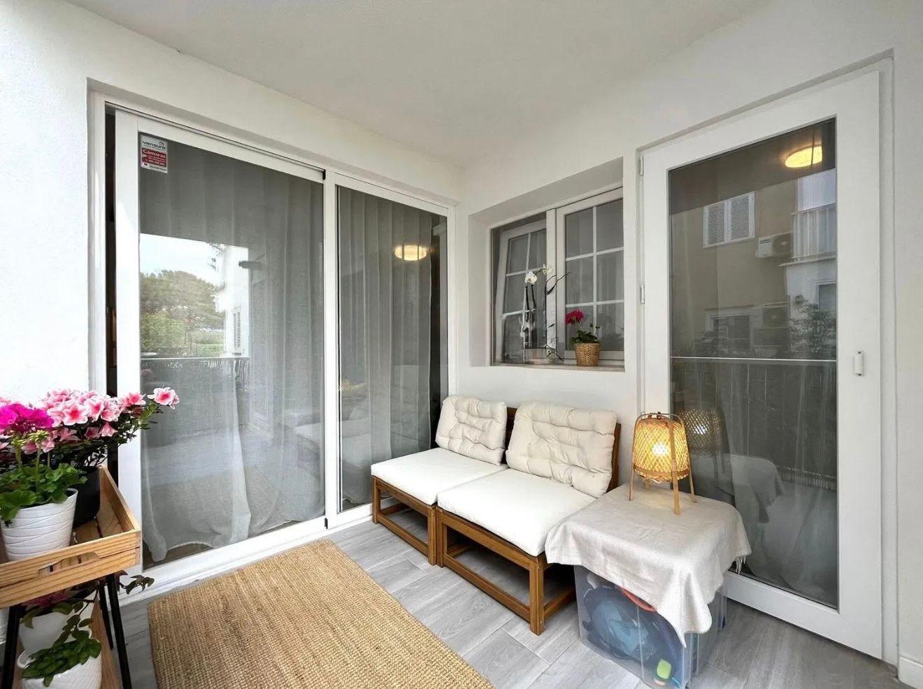 Bright ground floor apartment interior, recently renovated