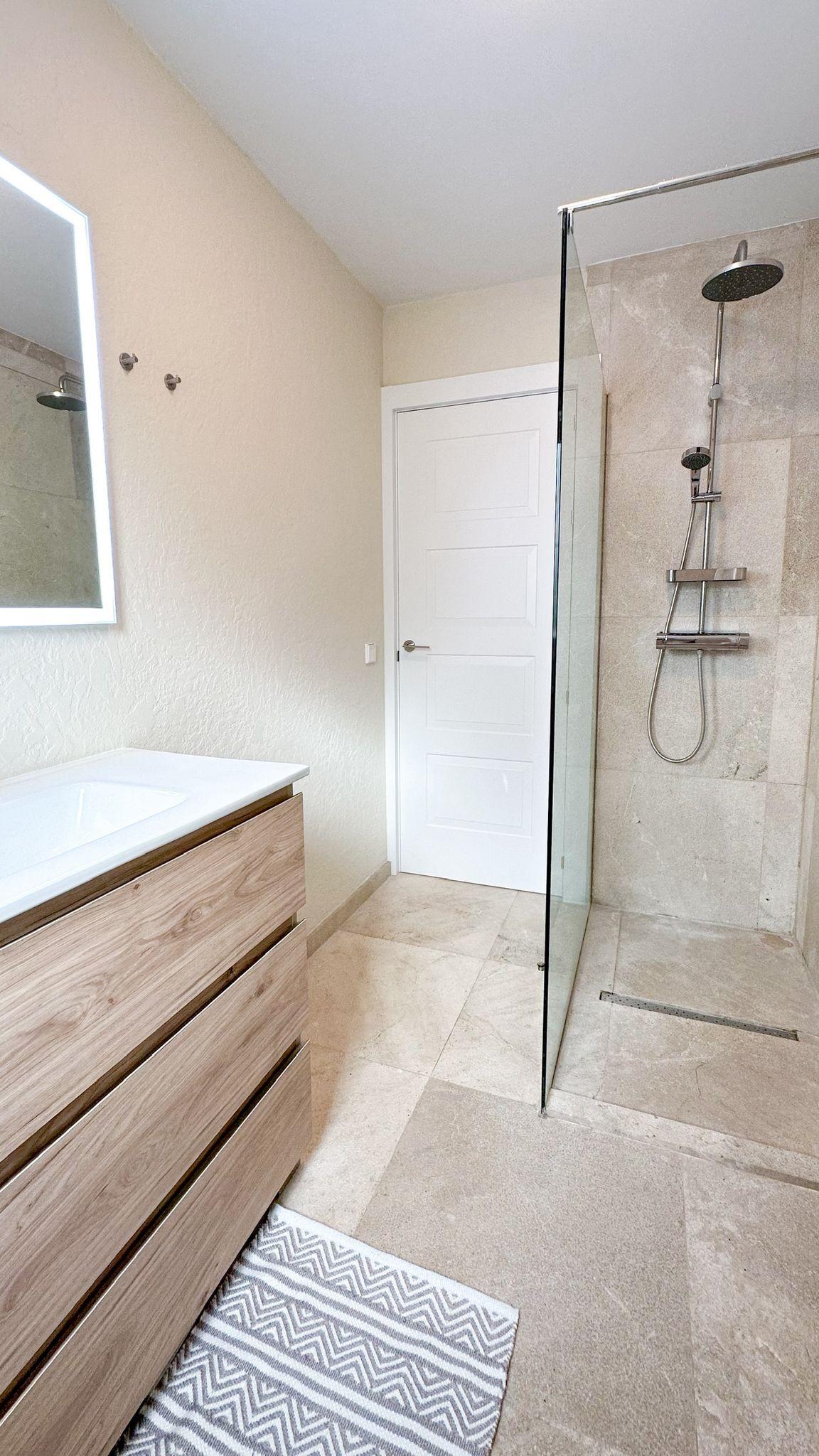 Bright ground floor apartment interior, recently renovated