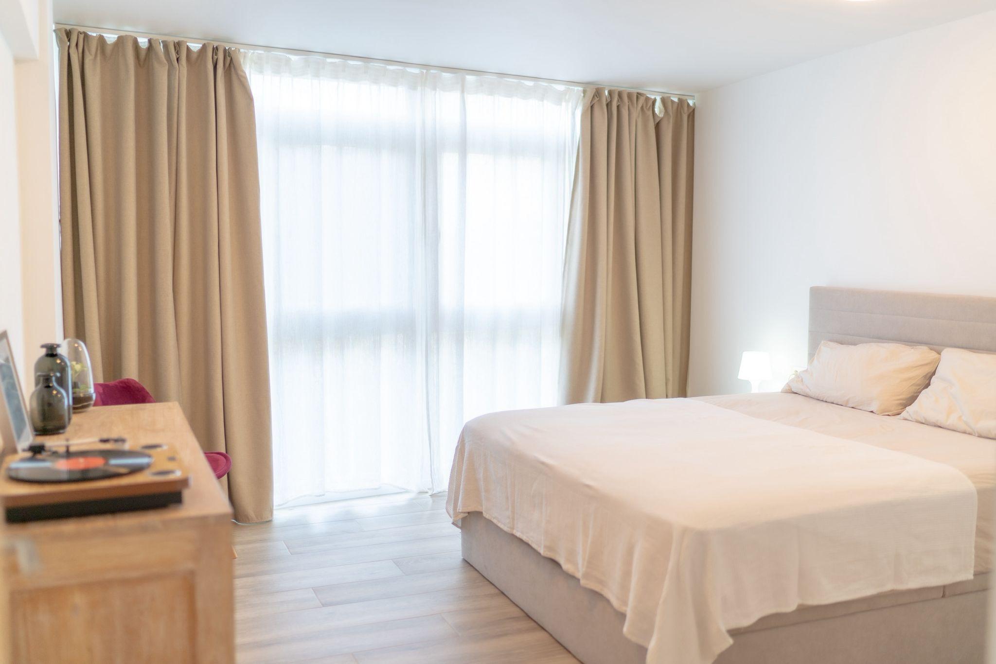 Bright ground floor apartment interior, recently renovated