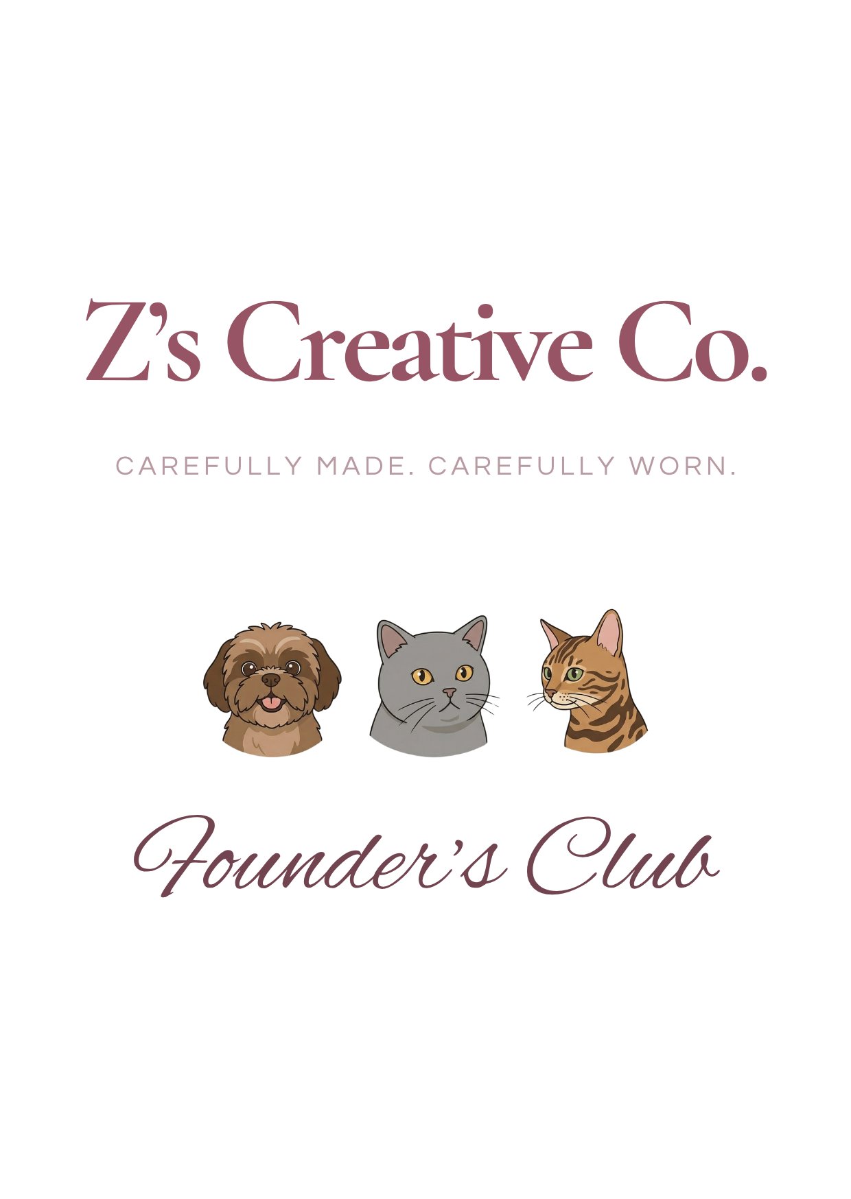 Founder's Club Tee print detail