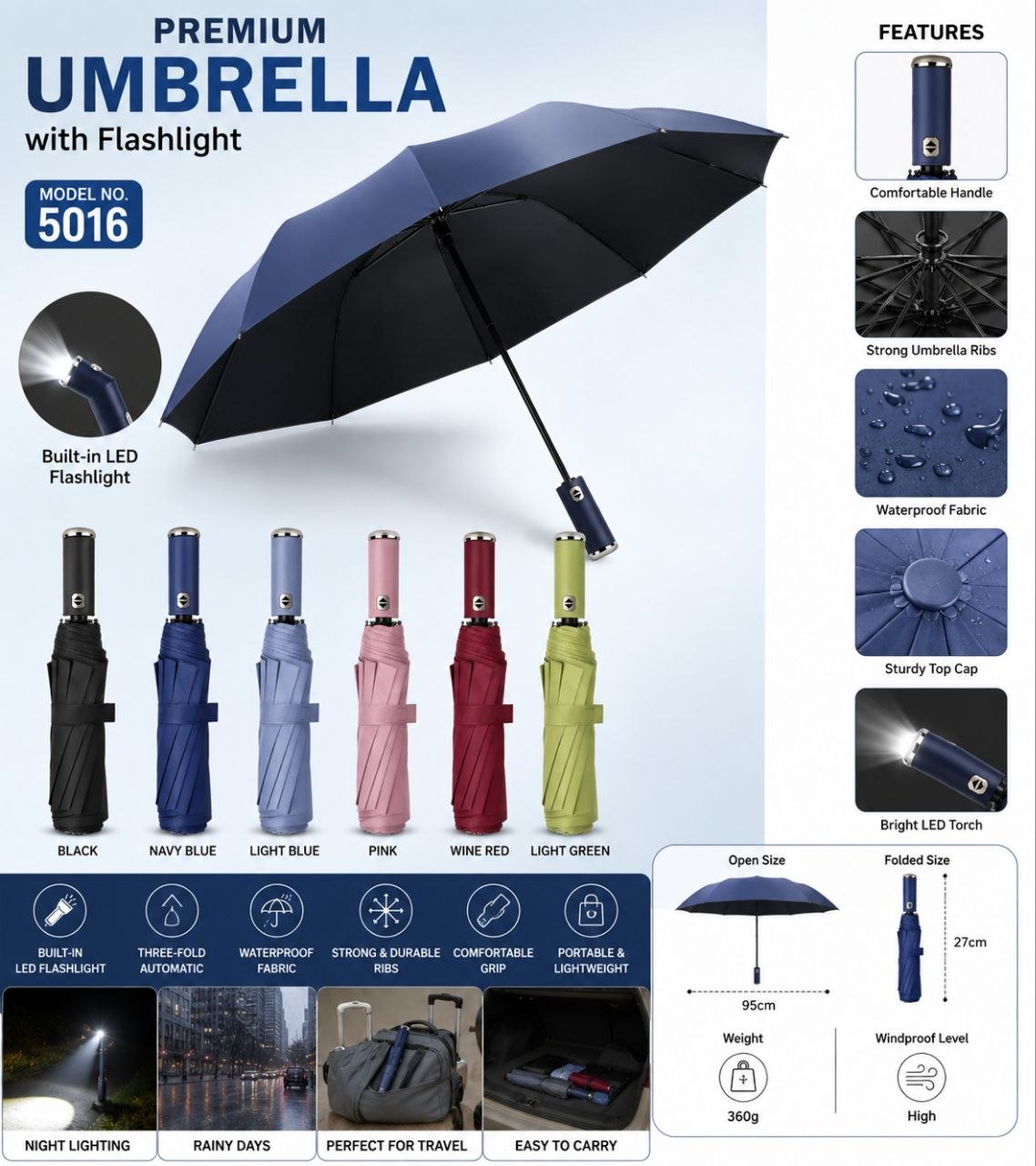 Umbrella with Light