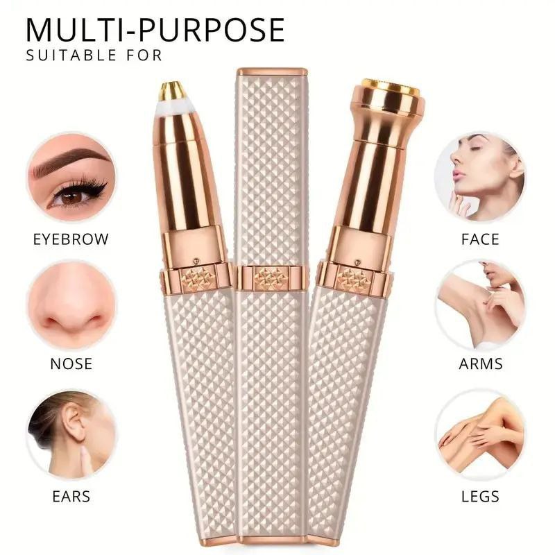 2 in 1 Diamond Eyebrow & Facial Hair Remover