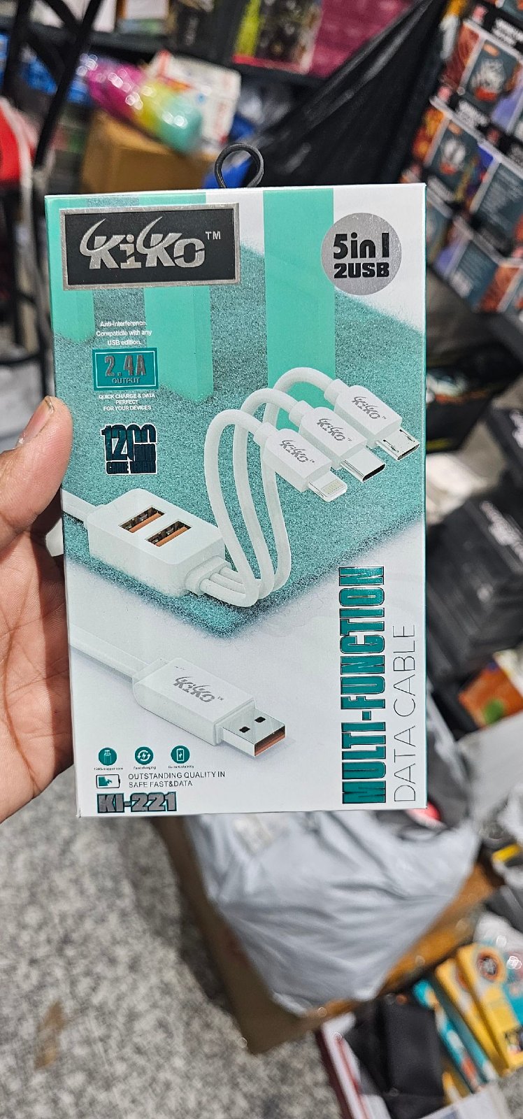 Kiko 5 In 1 Data Cable