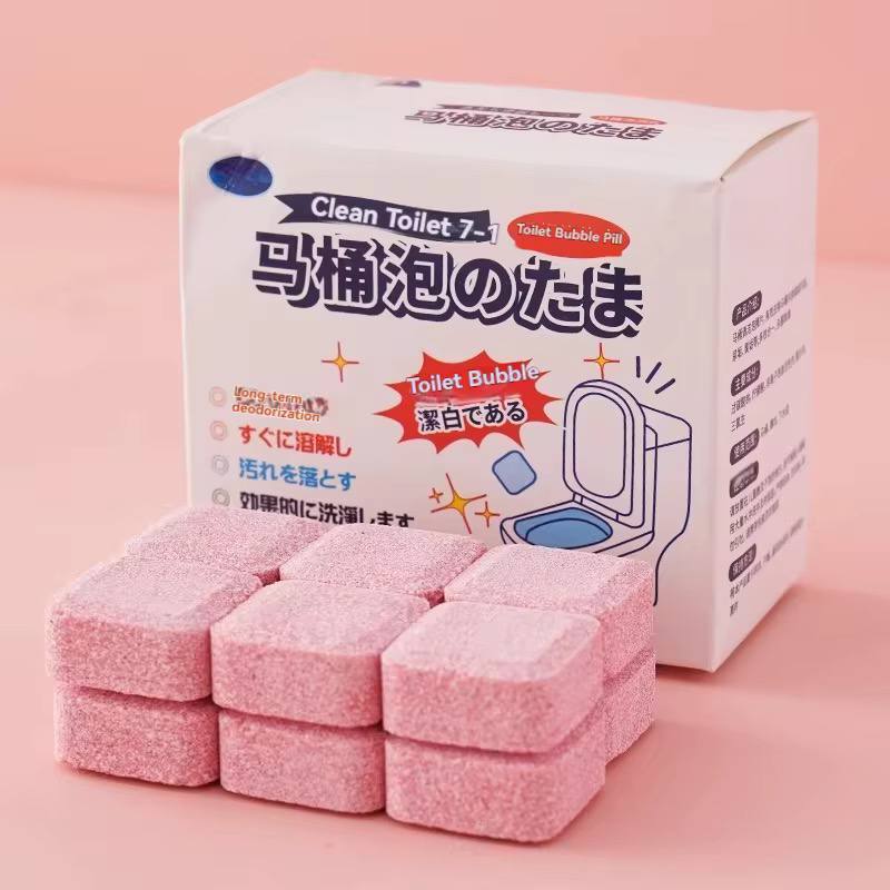 12 Pcs Toilet Bowel Cleaning Tablets