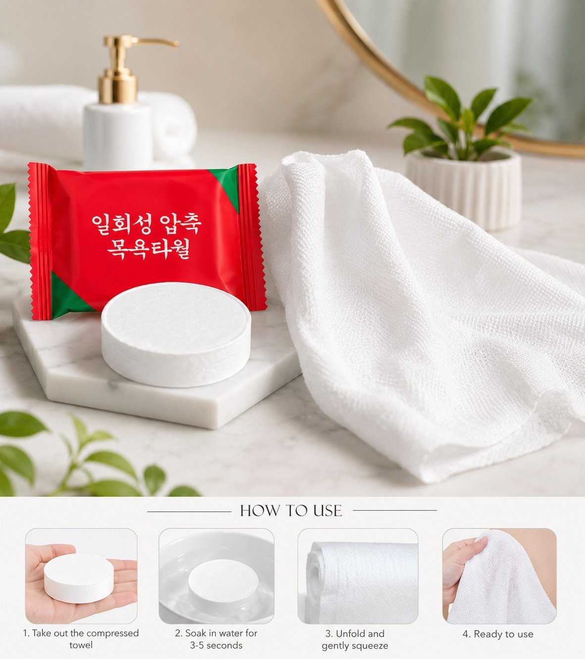 Travel Compressed Towel Tablet
