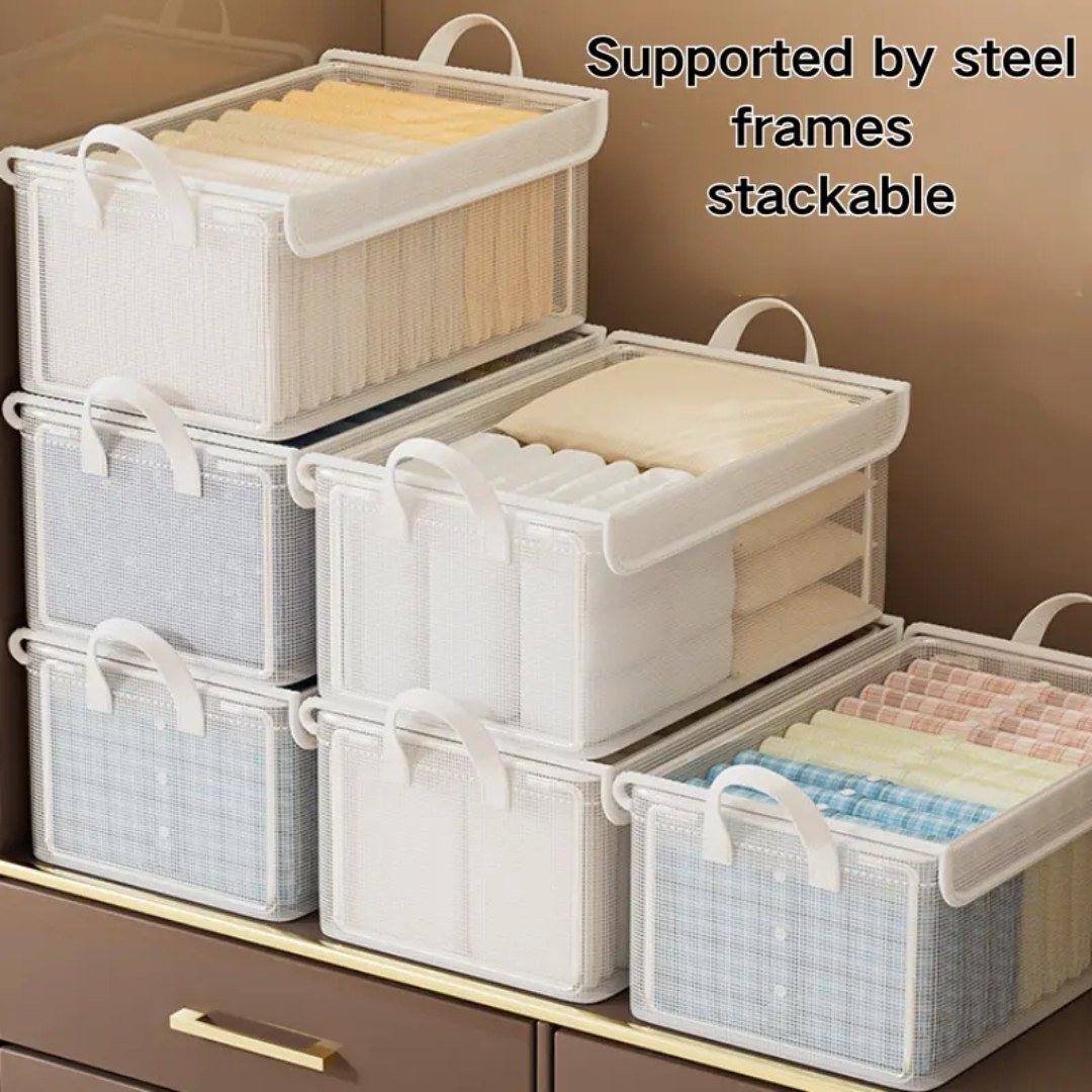 27 Ltr Transparent Storage Bag With Lid