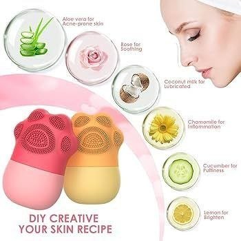 Silicon Ice Face Roller Beer Shaped