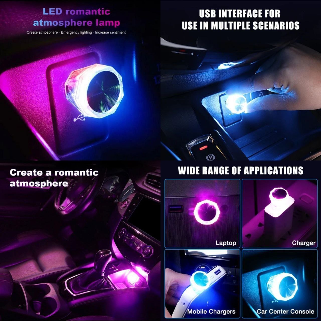 Mini USB RGB Bulb