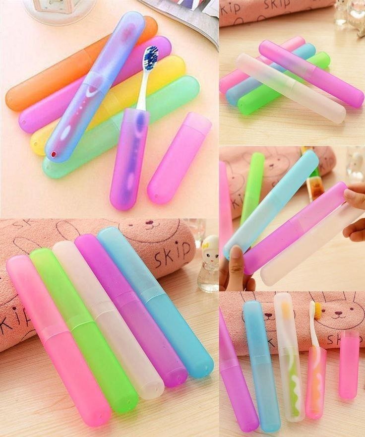 4 Pcs Travel Toothbrush Case
