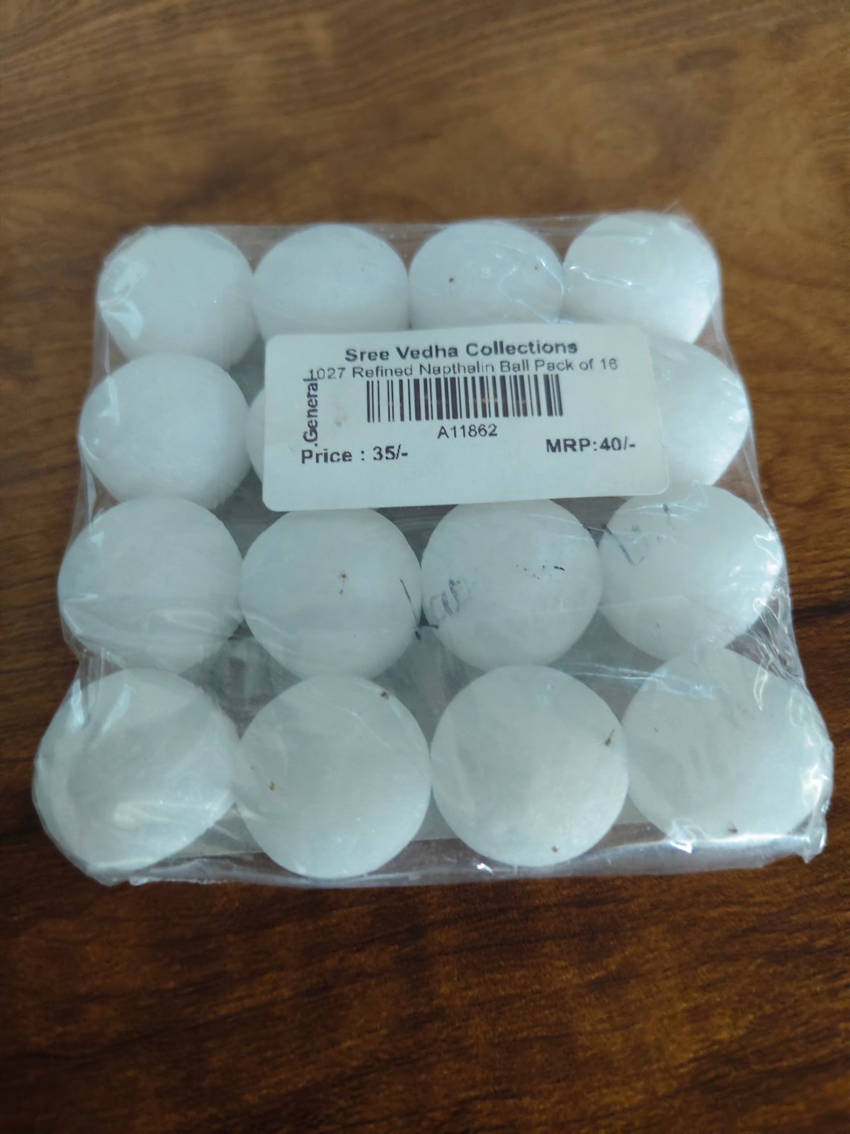 Refined Naphthalene Ball pack of 16