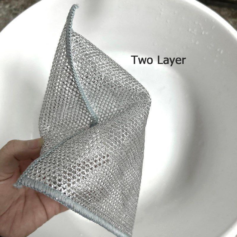 Dish wash Wire Cloth ( Dual Layer ) Pack of 5