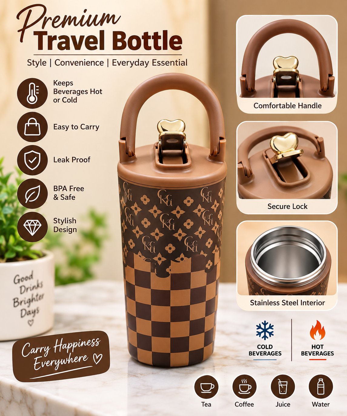 Water Bottle - 420 ML
